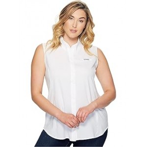 Womens Columbia Plus Size Tamiami Sleeveless Shirt
