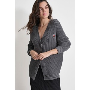 CARDIGAN WITH SMALL PATCH