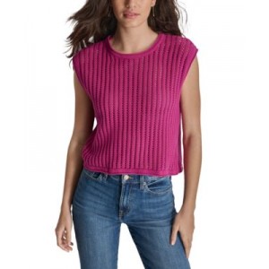 Womens Ribbed Sleeveless Sweater Vest