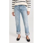 Patti Straight: High Rise Vintage Ankle Jeans