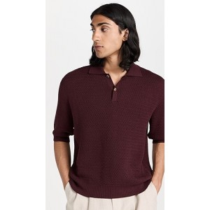 Honeycomb Knitted Polo