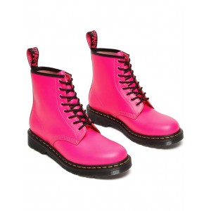 1460 Smooth Leather Boot Clash Pink Smooth