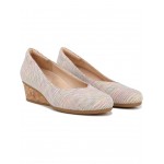 Be Ready Wedge Pumps Multi Woven Fabric