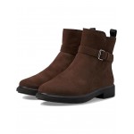 Amsterdam Buckle Ankle Boot Coffee Suede