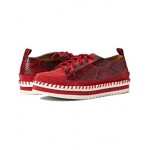 Cheeky Dark Red Suede/Red Snake