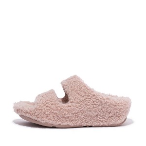 Two-Bar Shearling Slides