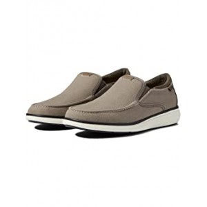 Venture Canvas Moc Toe Slip-On Mushroom Canvas/Nubuck/White Sole