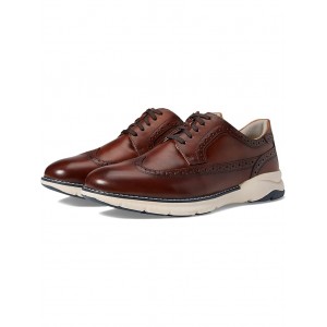 Frenzi Wing Tip Oxford Cognac Smooth/White Sole