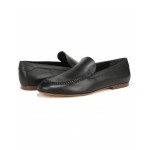 Flexa Gala Slip-On Flat Loafers Black Leather