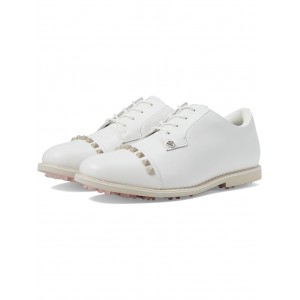Womens GFORE Gallivanter Pebble Leather Stud Cap Toe Golf Shoes