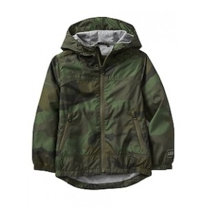 Kids Jersey-Lined Camo Windbuster