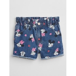 babyGap | Disney Mickey Mouse and Minnie Mouse Paperbag Mom Jean Shorts