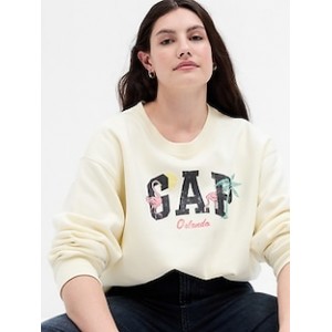 Relaxed Gap City Logo Sweatshirt