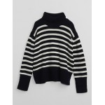 Kids 24/7 Split-Hem Turtleneck Sweater