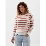 Linen-Blend Crewneck Sweater