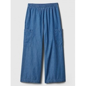 Kids Wide-Leg Crop Pull-On Pants