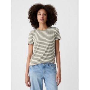 Luxe Stripe Crewneck T-Shirt