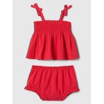 Baby Smocked Two-Piece Outfit Set