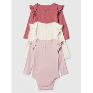 Baby Ribbed Bodysuit (3-Pack)