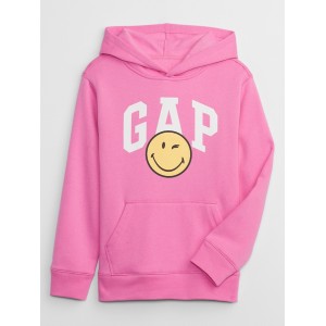 GapKids | SmileyWorld® Logo Hoodie
