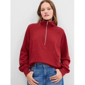 Relaxed Fleece Half-Zip Sweatshirt