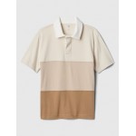 Kids Colorblock Rugby Polo Shirt