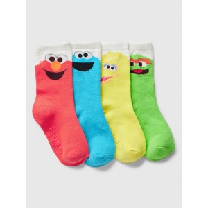 babyGap | Sesame Street Crew Socks (4-Pack)
