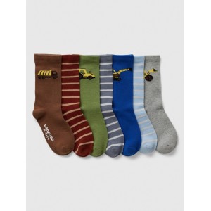 babyGap Digger Crew Socks (7-Pack)