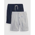 Kids Easy Pull-On Shorts (2-Pack)