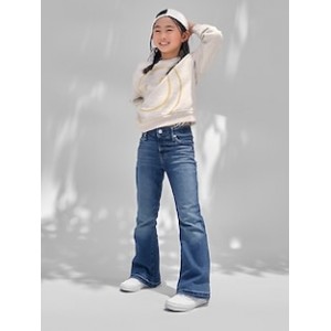 Kids High Rise Flare Jeans