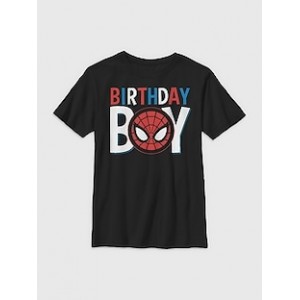 Kids Spiderman Birthday Graphic Tee