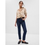 Mid Rise Vintage Slim Jeans