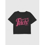 Kids Mean Girls Thats So Fetch Graphic Boxy Crop Tee