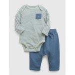 Baby Crinkle Gauze Bodysuit Outfit Set