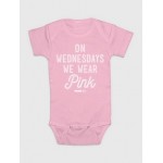 Baby Mean Girls On Wednesdays We Wear Pink Bodysuit