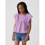 Kids Flutter Eyelet Shirt