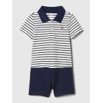Baby 2-in-1 Polo Shorty One-Piece