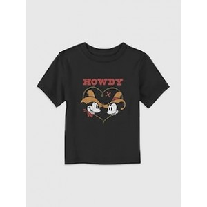 Toddler Mickey and Minnie Mouse Howdy Western Graphic Tee