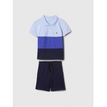 babyGap Colorblock Pique Polo Outfit Set
