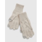 Kids Recycled Cable-Knit Gloves