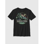 Kids Jurassic Park Vintage Logo Graphic Tee