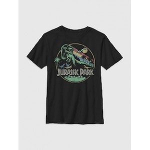 Kids Jurassic Park Vintage Logo Graphic Tee