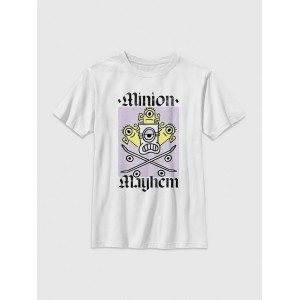 Kids Minions Skater Graphic Tee
