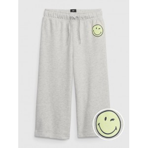Gap × SmileyWorld Toddler Wide Leg Sweatpants