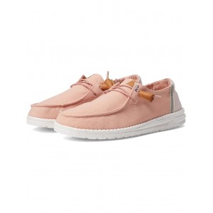 Wendy Washed Canvas Slip-On Casual Shoes Rose Cloud