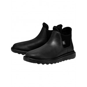 Branson Craft Leather Boot Black/Black