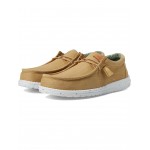 Wally Washed Canvas Slip-On Casual Shoes Walnut