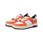 Kilian Retro Low Profile Sneakers Electric Orange/White