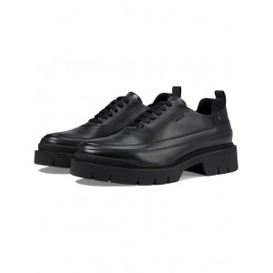 Denzel Platform Oxford Shoes Dark Charcoal Grey