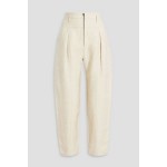 Miera linen-blend tapered pants
